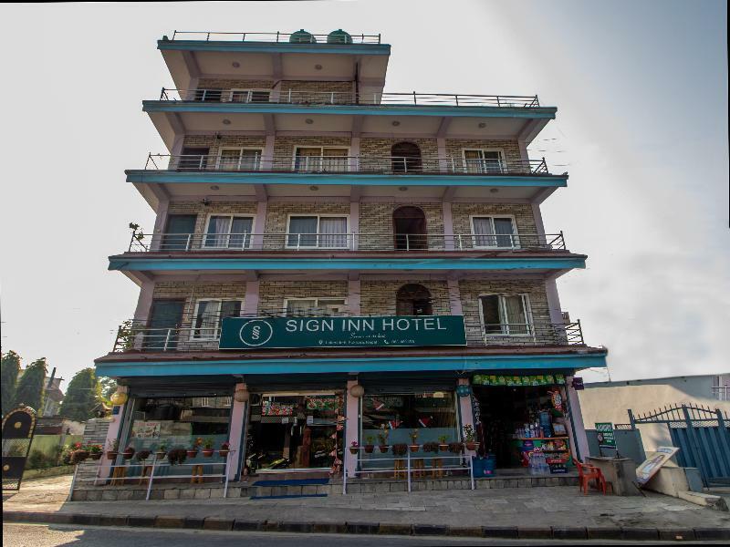 Oyo 193 Sign Inn Hotel Pokhara Ngoại thất bức ảnh